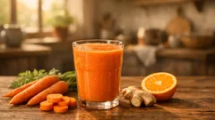 Mrkvový džus doma: rychlý recept, který není cukrová bomba