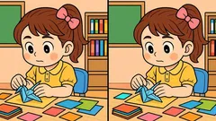 Hlavolam: Dokážete najít 3 rozdíly na obrázku s dívkou za 19 sekund?